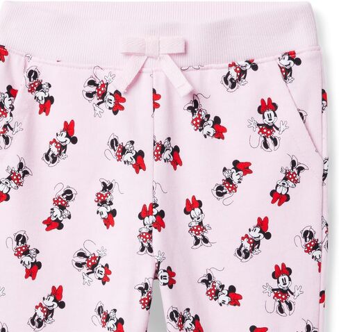 Janie and Jack Girl's Printed Minnie Mouse Joggers (Toddler/Little Kids/Big Kids) in Saudi Arabia
