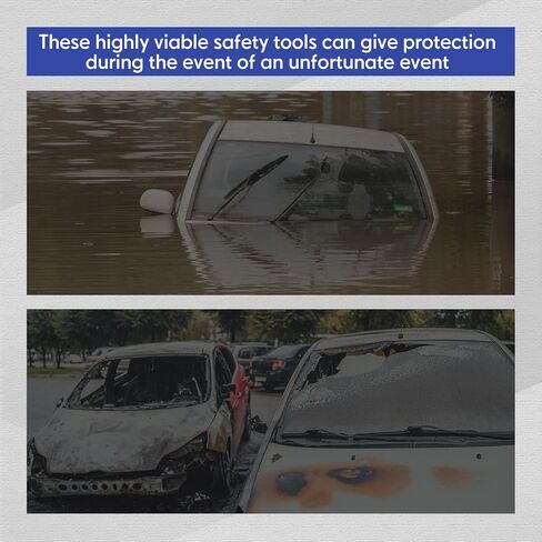 20 حزمة من أدوات الهروب للسيارة، سلسلة مفاتيح للطوارئ 2 في 1 لكسر النوافذ وقاطع حزام الأمان مع 5 مطرقة أمان للسيارة من الزجاج المقسى وكسارة زجاجية وأداة إنقاذ الأسرة وإنقاذ الحياة، 5 ألوان in Kuwait