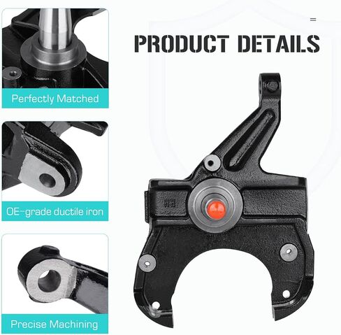 3" Drop Lowering Spindles RWD for Chevrolet C10 & C-10 Suburban 1975-1986, C-10 Suburban U/K 1973 1974, R1500 Suburban RWD 1989-1991, For GMC C1500 & Suburban 1985 1986 (FITS 1.25" Rotors 2WD ONLY) in Saudi Arabia
