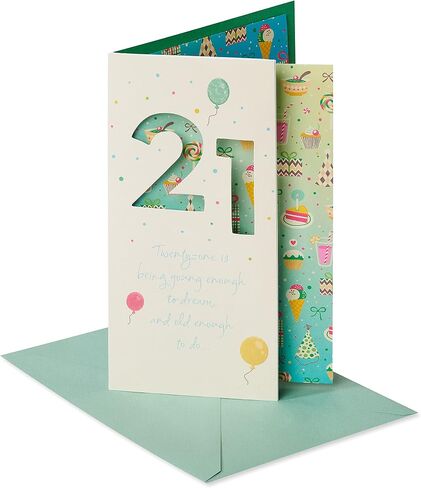 American Greetings 21st Birthday Card (Serious Decisions) in Saudi Arabia