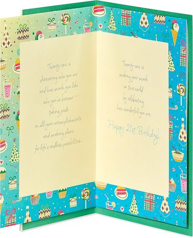 American Greetings 21st Birthday Card (Serious Decisions) in Saudi Arabia