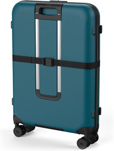Rollink Collapsible Luggage 2-Piece Set (22/29), Hardshell, Lightweight, Silent Coated Wheels for Smooth Gliding, Scratch, Water & Impact Resistant, Deep Lagon in Kuwait