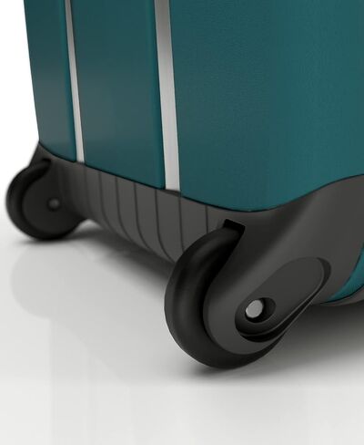 Rollink Collapsible Luggage 2-Piece Set (22/29), Hardshell, Lightweight, Silent Coated Wheels for Smooth Gliding, Scratch, Water & Impact Resistant, Deep Lagon in Kuwait