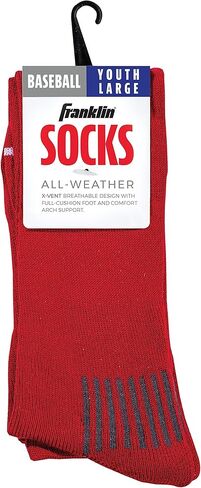 Franklin Sports Youth Baseball + Softball Socks - البيسبول + جوارب الركبة اللينة للأطفال - بنين + جوارب رياضية طويلة in Saudi Arabia