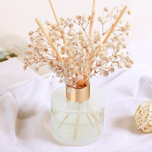 مجموعة ناشر روائح القصب من YISOWUH، 5.28 أونصة (150 مل) ناشر رائحة الفاكهة، عبوة واحدة مع 8 أعواد عطر تدوم طويلاً للمنزل والحمام وديكور الغرفة in Kuwait