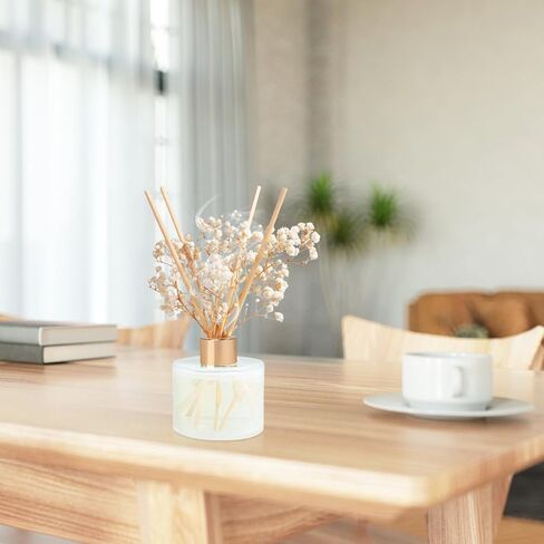 مجموعة ناشر روائح القصب من YISOWUH، 5.28 أونصة (150 مل) ناشر رائحة الفاكهة، عبوة واحدة مع 8 أعواد عطر تدوم طويلاً للمنزل والحمام وديكور الغرفة in Kuwait