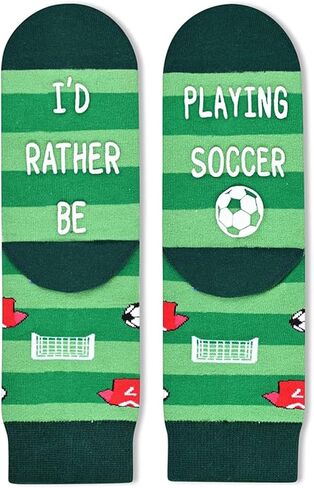 HAPPYPOP Sports Gifts For Boys Kids - Baseball Hockey Soccer Football Basketball Softball Gifts For Boys Girls Socks in Saudi Arabia