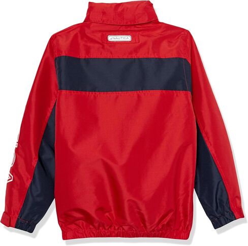 Nautica Boys' Light Weight Anchor Jacket with Stowable Hood in Saudi Arabia