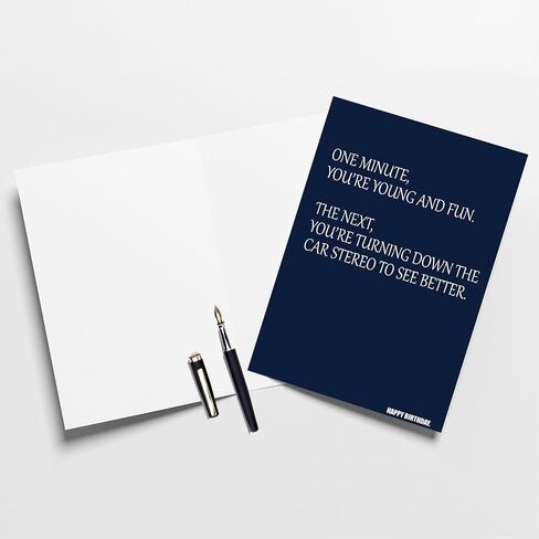 Funny Birthday Cards for Men & Women & Brother & Sister, Multicolor, 7x5 inches in Saudi Arabia