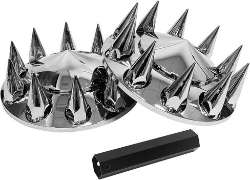 مجموعتان من أغطية المحور الأمامي لشبه الشاحنات ذات سطح مسطح 33 مم × 4-3/4 بوصة أغطية صواميل مثبتة لشبه الشاحنات في أزواج in Kuwait