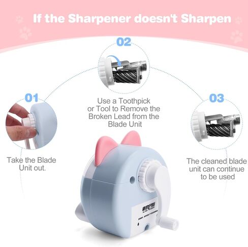 Cute Pencil Sharpener for Kids with 3 pencil-top Erasers, Dog Pencil Sharpener for Colored Pencil, Manual Sharpener Animal School Stationery Office Students Supplies Children Kids Gifts (Dog) in Kuwait