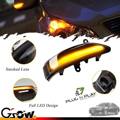 2 PCS Dynamic LED Side Mirror Sequential Turn Signal Light Indicator for Subaru Forester Legacy Outback 2003-2008, Tribeca B9 2006, LED Sequential Side Mirror Turn Signal Lamp Assembly in Saudi Arabia