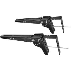 GennyGo RevX3 RV Bumper-Mounted Folding Adjustable Steel Cargo Supports for Box or Tray
