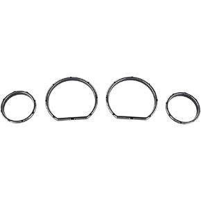 WOWTK Speedometer Tachometer and Auxiliary Gauge bezels Kit fits for Harley Electra Glide FLHT Road Glide FLTRX and Tri Glide Models 2014-2023