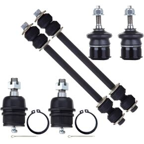 SCITOO 6PCS Set Suspension Kit Ball Joints Sway Bar End Links Ball Joints For Ford Explorer, For Mercury Mountaineer K8695T K7275 K80008