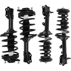 SCITOO Front and Rear Shock Absorber Assembly Fit for 2003-2008 for Hyundai Tiburon, Complete Shock and Strut Assembly Kit Fit for 172191 172192 172193 172194 4PCS