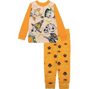 Nickelodeon Paw Patrol 2-Piece Snug-fit Cotton Holiday Pajama Set, Soft & Cute for Kids