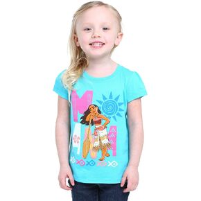 Disney Girls' Moana Short-Sleeved T-Shirt