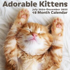 EcoEarth - Biodegradable 11x22 Inch (Open) 12-Month Vertical Hanging Wall Calendar - 2025 Monthly Calendar - Cute Puppies