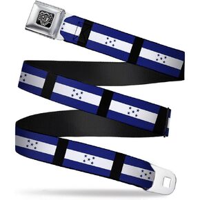 Buckle-Down Seatbelt Belt - Honduras Flags - 1.0" Wide - 20-36 Inches in Length