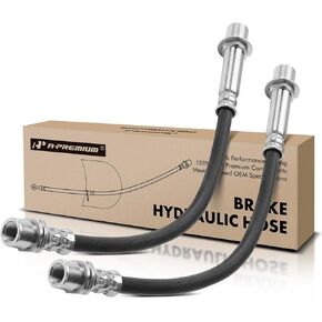 A-Premium Rear Driver and Passenger Inner Brake Hydraulic Hoses Compatible with Select Toyota and Lexus Models - Toyota 4Runner 2003-2013, FJ Cruiser 2007-2013, GX460 2010-2013, GX470 03-09(Pack of 2)