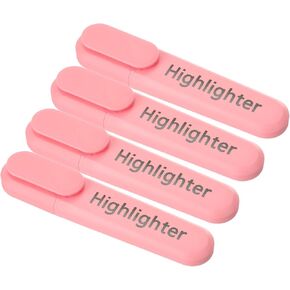 PATIKIL Highlighter Pen, 4 Pack Water Based Broad Tip Writing Marker Pens for Office Home Daily Use Style 1, Green