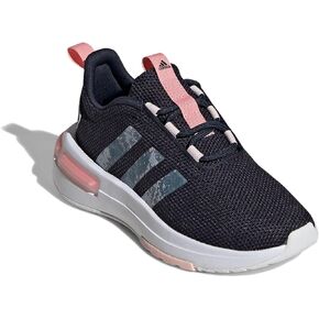 adidas Racer TR23 Sneaker, Ink/Semi Pink Spark/Sandy Pink, 3 US Unisex Little Kid