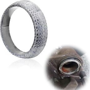 48mm Exhaust Manifold Gasket, High Grade Graphite Exhaust Manifold Gasket Muffler Gasket Replacement to Prevent Leaking Between Exhaust Manifold and Exhaust Pipe 48mm