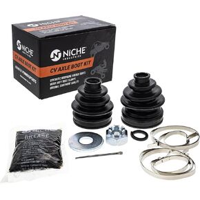 NICHE Front CV Axle Boot Kit For Kawasaki Mule 3010 2510 4010 Bayou 300 400 49006-0054 49006-0055 UTV