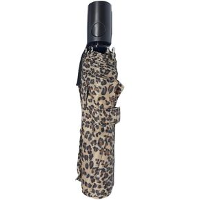 totes Basic auto open umbrella ~ 42" Coverage ~ Leopard,