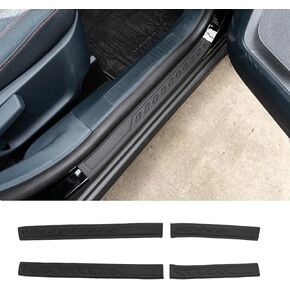Door Sill Protector Compatible with 2022-2024 Ford Maverick Door Step Protector Door Edge Step Guard Car Door Dust Shield Cover 2023 Maverick Exterior Accessories
