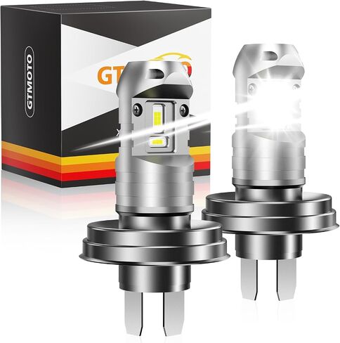 مصابيح LED R2 للمصابيح الأمامية لجرار John Deere Ford Massey Ferguson، 12V 45W P45t استبدال مباشر، شعاع مزدوج قوي أبيض ساطع H/L 3405186M1 LED، عبوتان in Saudi Arabia