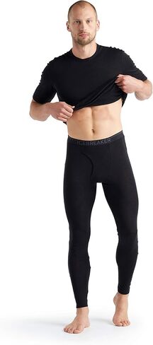 Icebreaker Men's Standard 175 Everyday Cold Weather Leggings-Wool Base Layer Thermal Pants with Fly in Saudi Arabia