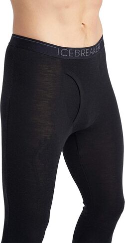 Icebreaker Men's Standard 175 Everyday Cold Weather Leggings-Wool Base Layer Thermal Pants with Fly in Saudi Arabia
