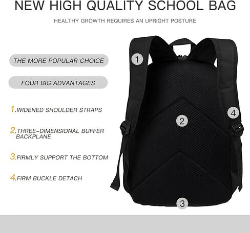 3Pcs Backpack Sets Lightweight adjustable travel Backpacks 17 inches in Saudi Arabia