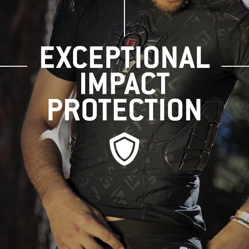 G-Form Pro-X Padded Compression Shirt, Black Logo, Adult in Saudi Arabia