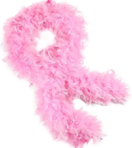 THARAHT 19 Color- 40/60g 2Yard Chandelle Feather Boa Dancing Wedding Party Halloween Costume Decoration Feathers boa in Kuwait