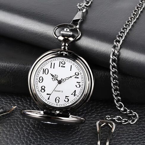 to My Uncle Pocket Watch Black Watch Gifts for Uncle from Nephew Niece in Saudi Arabia