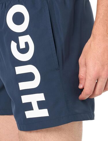 HUGO Men's Vertical Logo Swim Trunks in Saudi Arabia