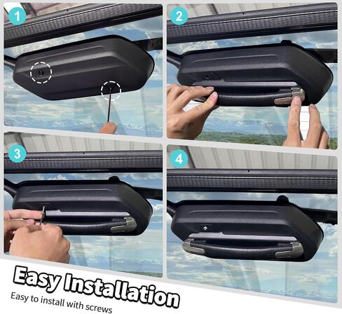Rear Window Grip Handle for JL, 1 Pack Tailgate Rear Glass Grab Handle Compatible with Jeep Wrangler JL 4xe 2018-2025 in Saudi Arabia
