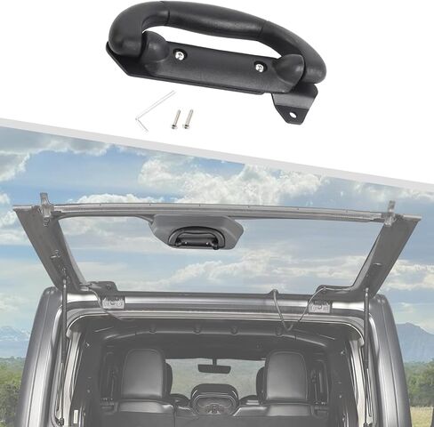 for JL Rear Window Grab Handle, 1PC Tailgate Window Grip Handle Fit for Jeep Wrangler JL JLU 4XE 2018-2025 in Saudi Arabia