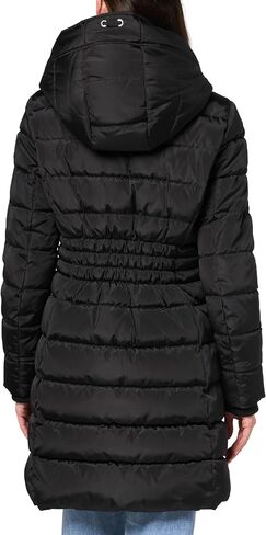 Tommy Hilfiger Women's Solid Puffer Hooded Long Jacket in Saudi Arabia