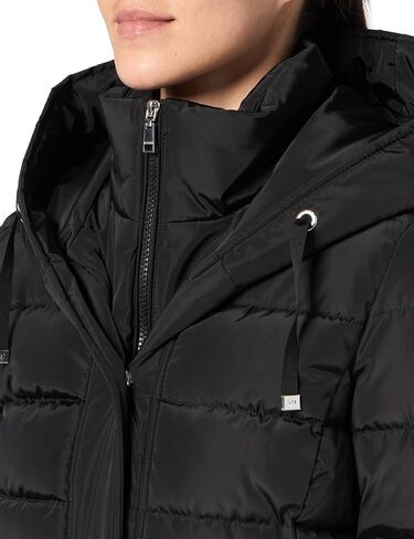 Tommy Hilfiger Women's Solid Puffer Hooded Long Jacket in Saudi Arabia