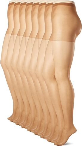 جوارب طويلة عادية للنساء من ليجز Pq0j95، 8 أزواج in Kuwait