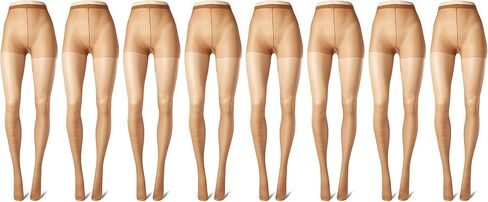 جوارب طويلة عادية للنساء من ليجز Pq0j95، 8 أزواج in Kuwait