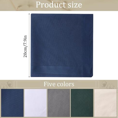 Handkerchiefs for men, Assorted Solid Color Pocket Square Hankies Handkerchief in Saudi Arabia