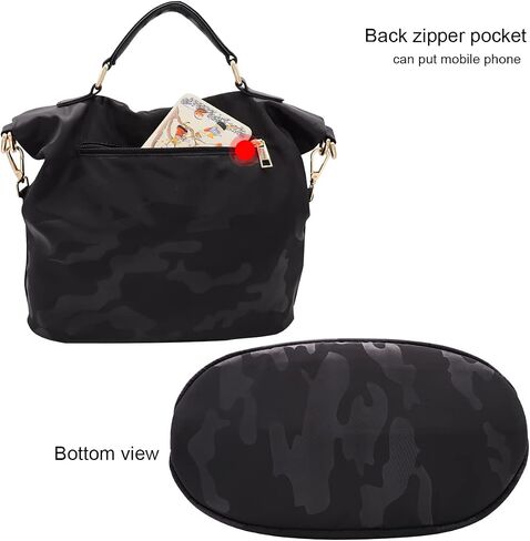 Women Nylon Handbag Anti-theft Casual Lightweight Travel Shopping Shoulder Bag Waterproof Crossbody bag in Kuwait