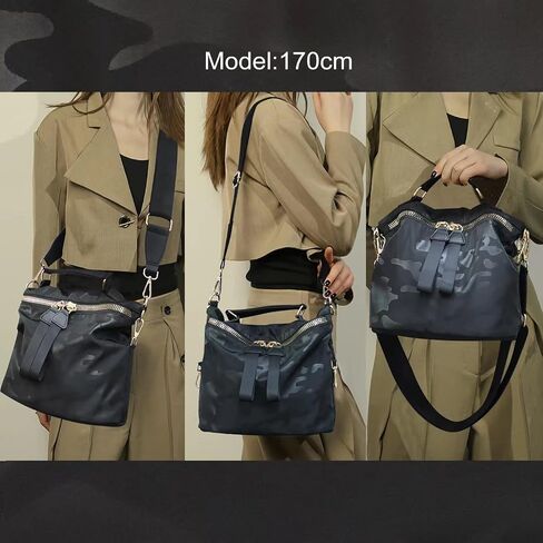Women Nylon Handbag Anti-theft Casual Lightweight Travel Shopping Shoulder Bag Waterproof Crossbody bag in Kuwait