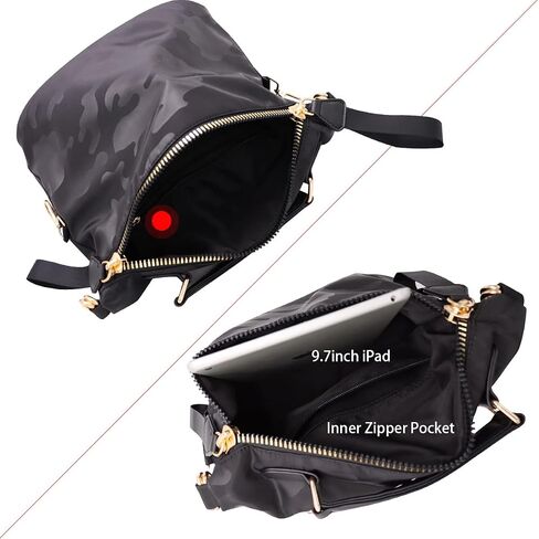 Women Nylon Handbag Anti-theft Casual Lightweight Travel Shopping Shoulder Bag Waterproof Crossbody bag in Kuwait