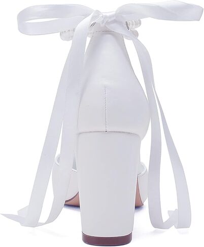 Women's Chunky High Heels Pumps Closed Toe Block Heels Dress Pump Shoes for Women Prom Wedding Party Office Work Formal Sandal in Saudi Arabia